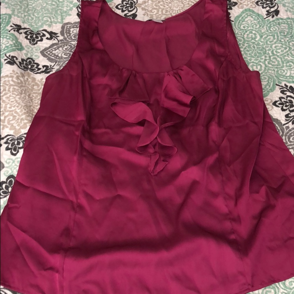 Fuchsia Sleeveless Blouse